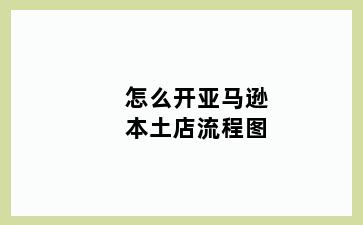 怎么开亚马逊本土店流程图