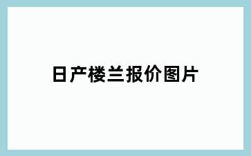 日产楼兰报价图片