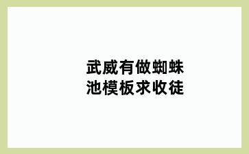 武威有做蜘蛛池模板求收徒