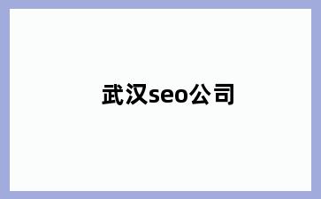 武汉seo公司