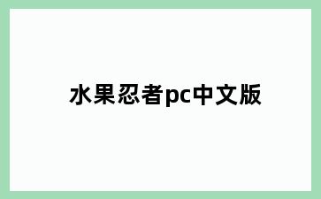 水果忍者pc中文版