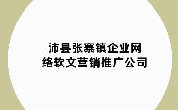 沛县张寨镇企业网络软文营销推广公司