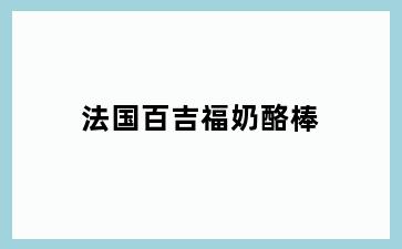 法国百吉福奶酪棒