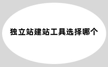 独立站建站工具选择哪个