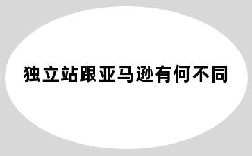 独立站跟亚马逊有何不同