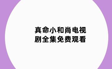 真命小和尚电视剧全集免费观看