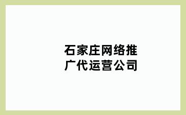 石家庄网络推广代运营公司