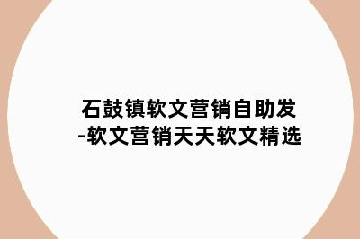 石鼓镇软文营销自助发-软文营销天天软文精选