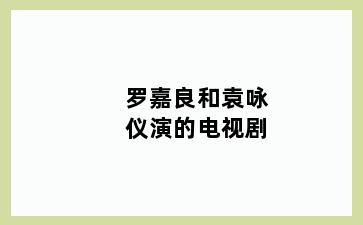 罗嘉良和袁咏仪演的电视剧