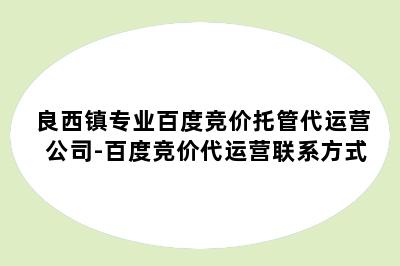 良西镇专业百度竞价托管代运营公司-百度竞价代运营联系方式