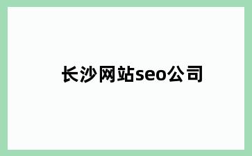 长沙网站seo公司